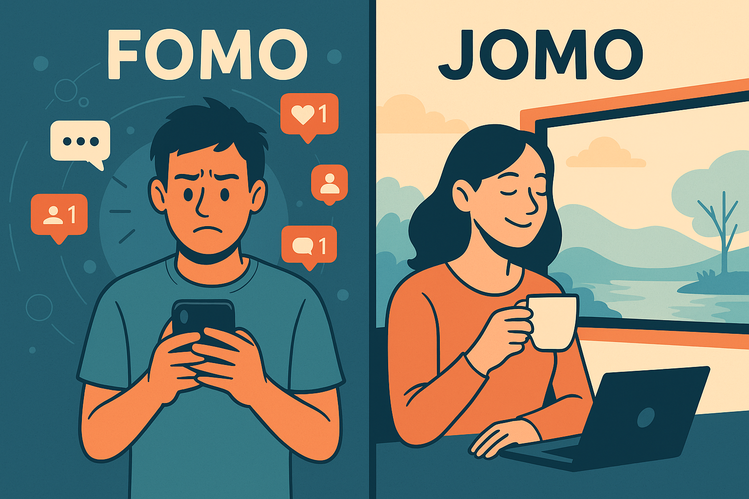 FOMO VS JOMO: Pilihan Gaya Hidup Anak Muda Masa Kini