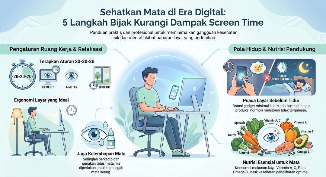 Tips Menjaga Kesehatan Mata Di Era Penggunaan Gadget