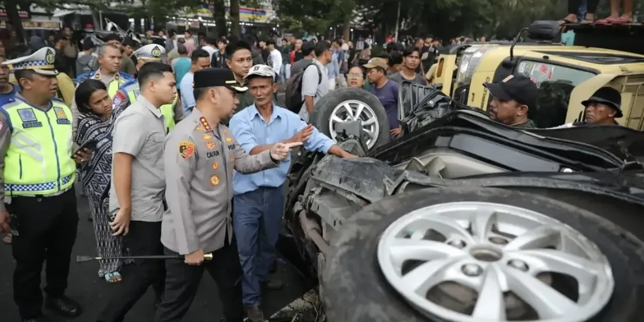 Tragedi Jalur Medan Berastagi: Kronologi Kecelakaan Beruntun